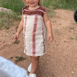 Ace & Jig Kids (VGUC) Toddler Metallic Stripe Tunic Dress